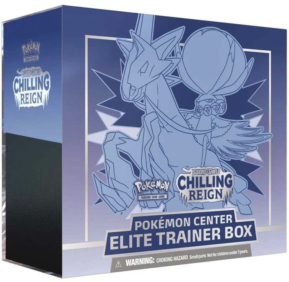 Pokémon TCG: Sword & Shield—Chilling Reign Pokémon Center Elite Trainer Box (Ice Rider Calyrex)
