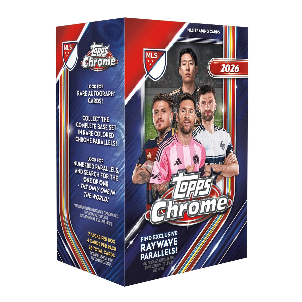 2026 Topps Chrome MLS Soccer Value Box (Blaster) - Factory Sealed