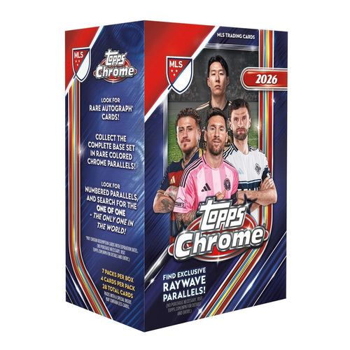 2026 Topps Chrome MLS Soccer Value Box (Blaster) - Factory Sealed