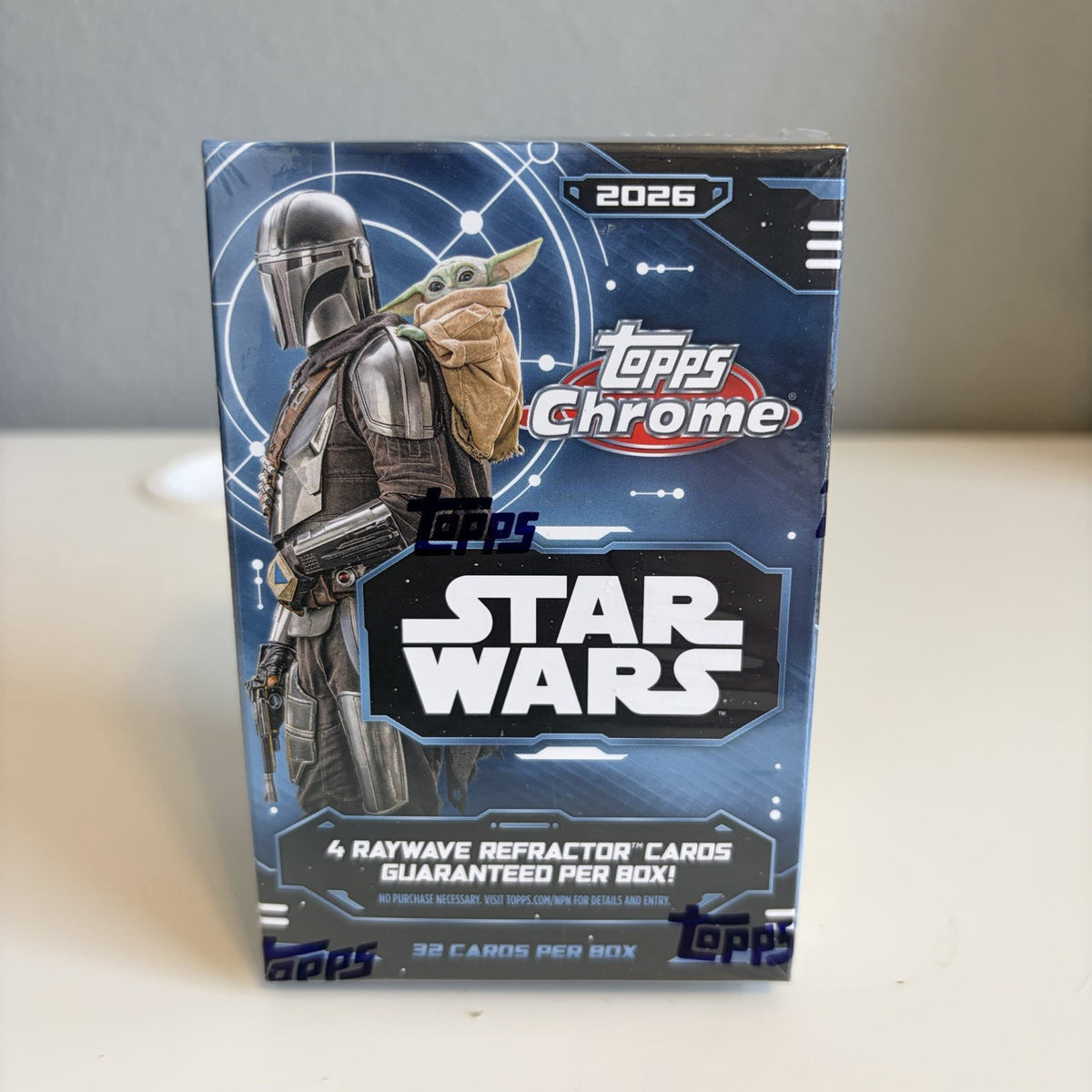2026 Topps Chrome Star Wars Value Box (Blaster) - 8 Packs, 32 Cards