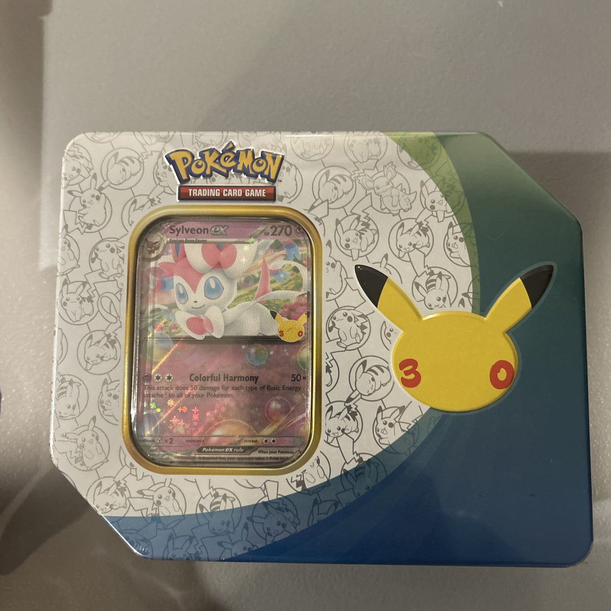 Pokémon TCG: 30th Celebration ex Tin – Sylveon ex or Greninja ex
