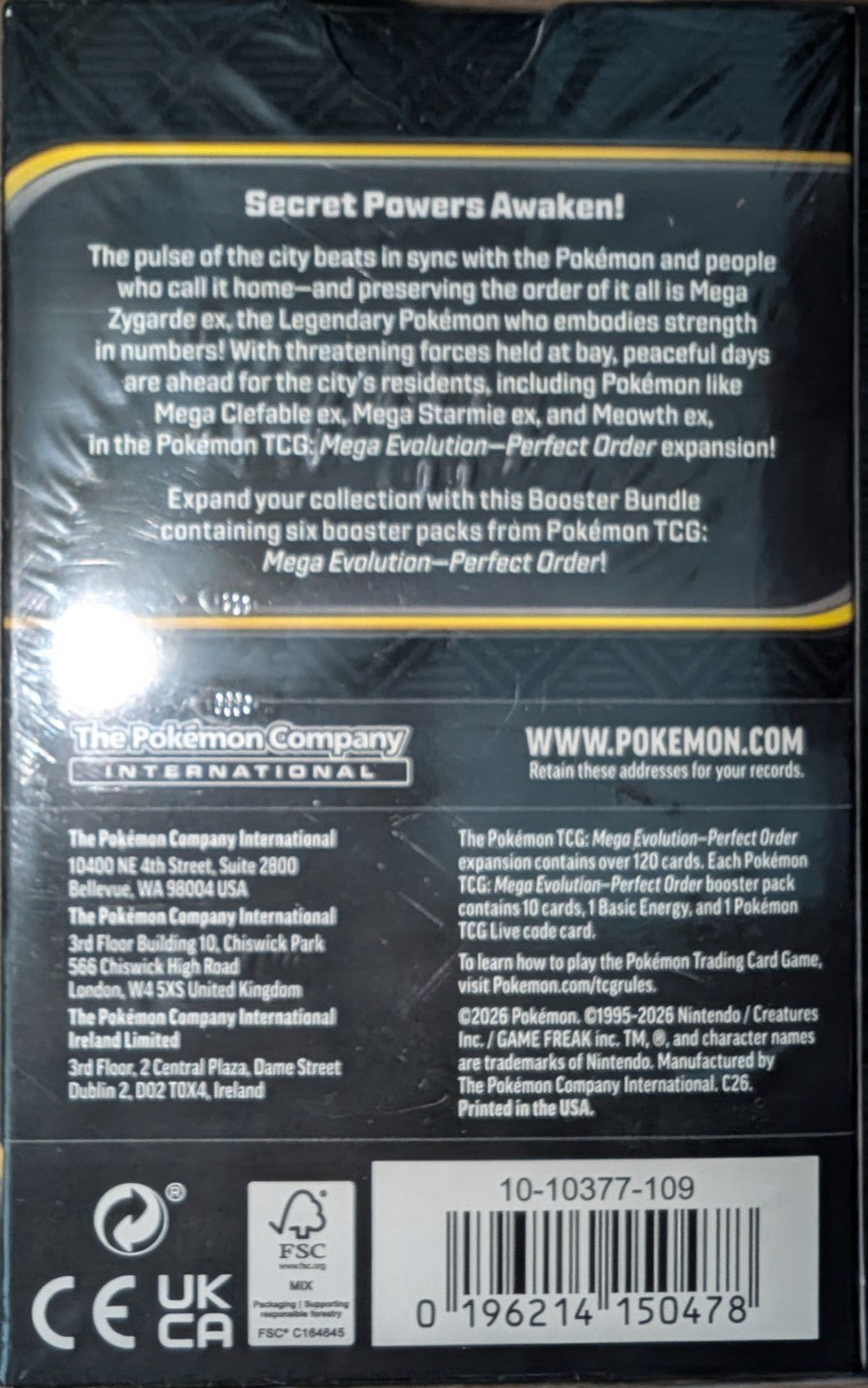 Pokémon TCG: Mega Evolution—Perfect Order Booster Bundle