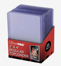 Ultra PRO 3" x 4" Clear Regular Toploader – 25-Count Pack