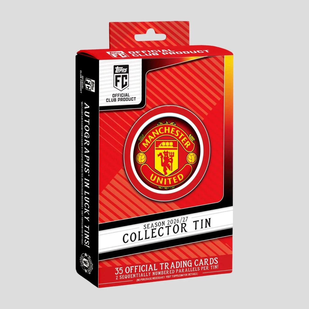 2026/27 Topps Manchester United Collector Tin - 35 Cards (Soccer)