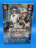 Topps 2025 NFL Chrome Football Trading Card Value Box