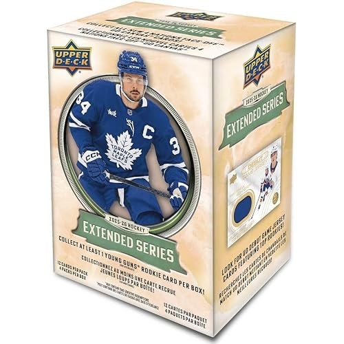 Upper Deck 2025-26 Extended Series Hockey Blaster Box, Pack of 1