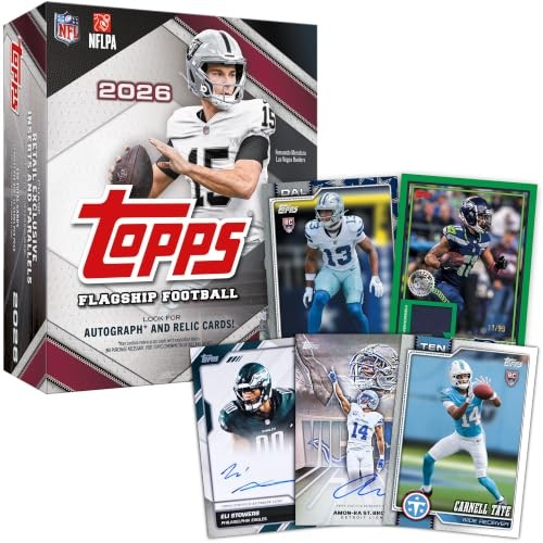 Topps 2026 NFL Flagship Football Mega Box - Factory Sealed