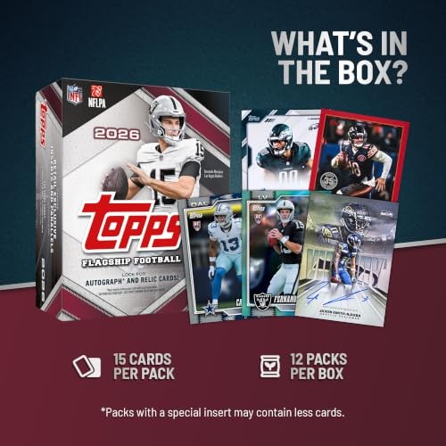 Topps 2026 NFL Flagship Football Mega Box - Factory Sealed