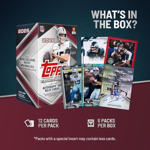 Topps 2026 NFL Flagship Football Factory Sealed Value Box
