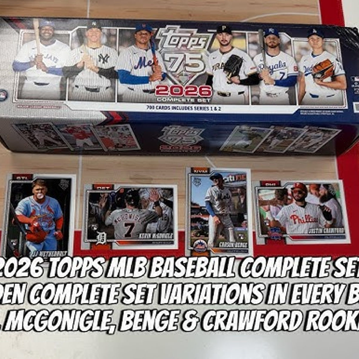 Topps 2026 MLB Baseball Complete Set