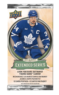 Hockey 25-26 Ud Extended Series Hockey Pack 12 Cards