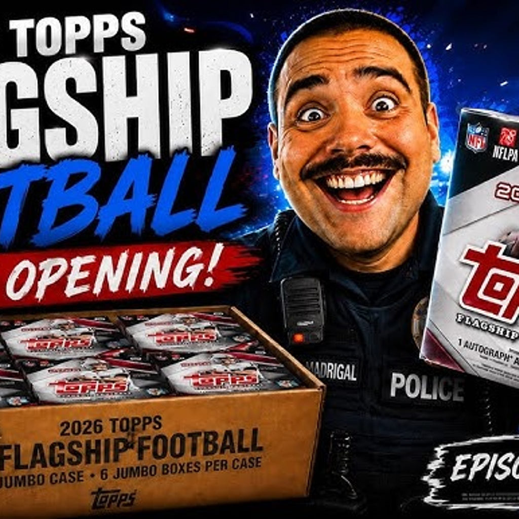 Topps 2026 Flagship Football Hobby Jumbo Box, Pack of 1