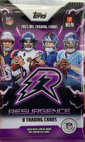 2025 Topps Resurgence Football Mega Pack 8 Cards