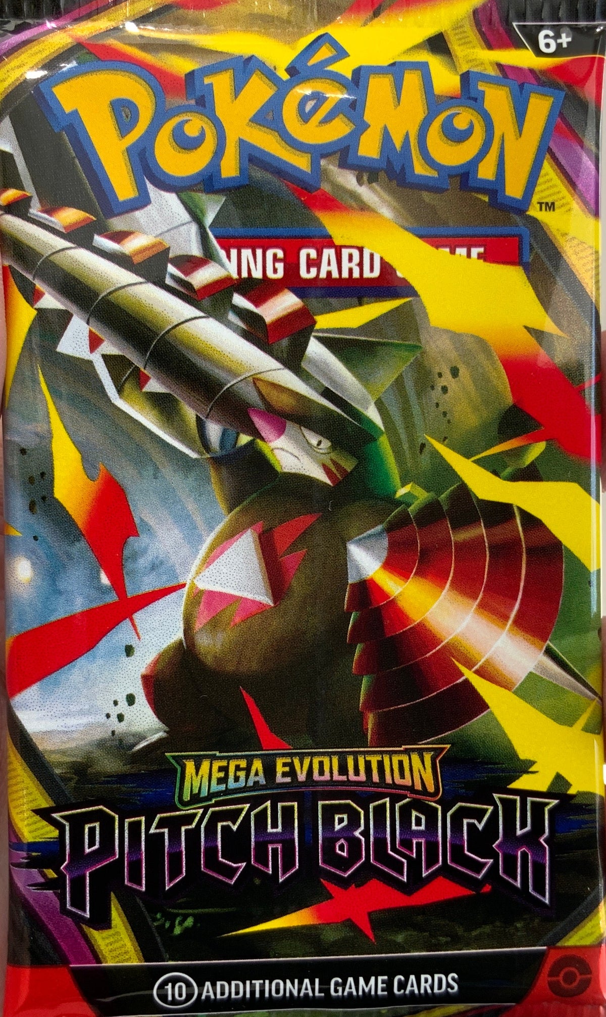 Pokémon Mega Evolution Pitch Black Booster Pack 10 Cards