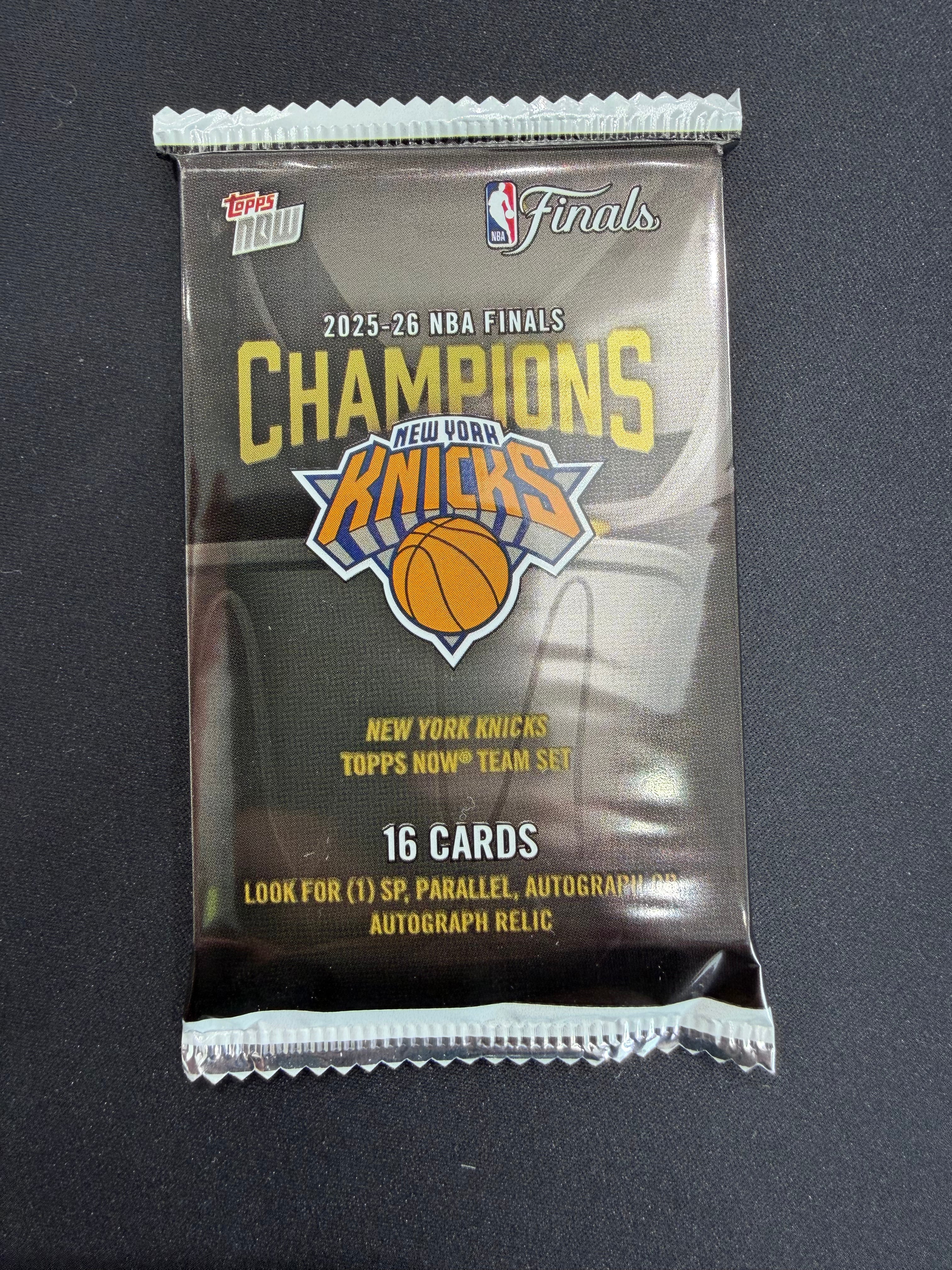 Topps Now NBA Finals New York Knicks