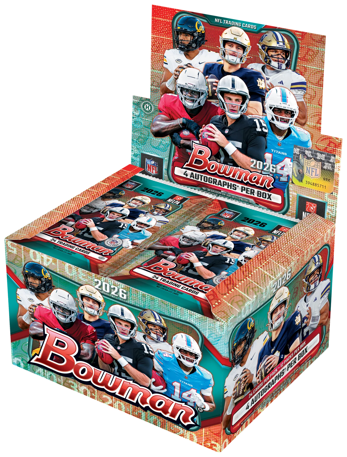 2026 Bowman Football Hobby Jumbo Box