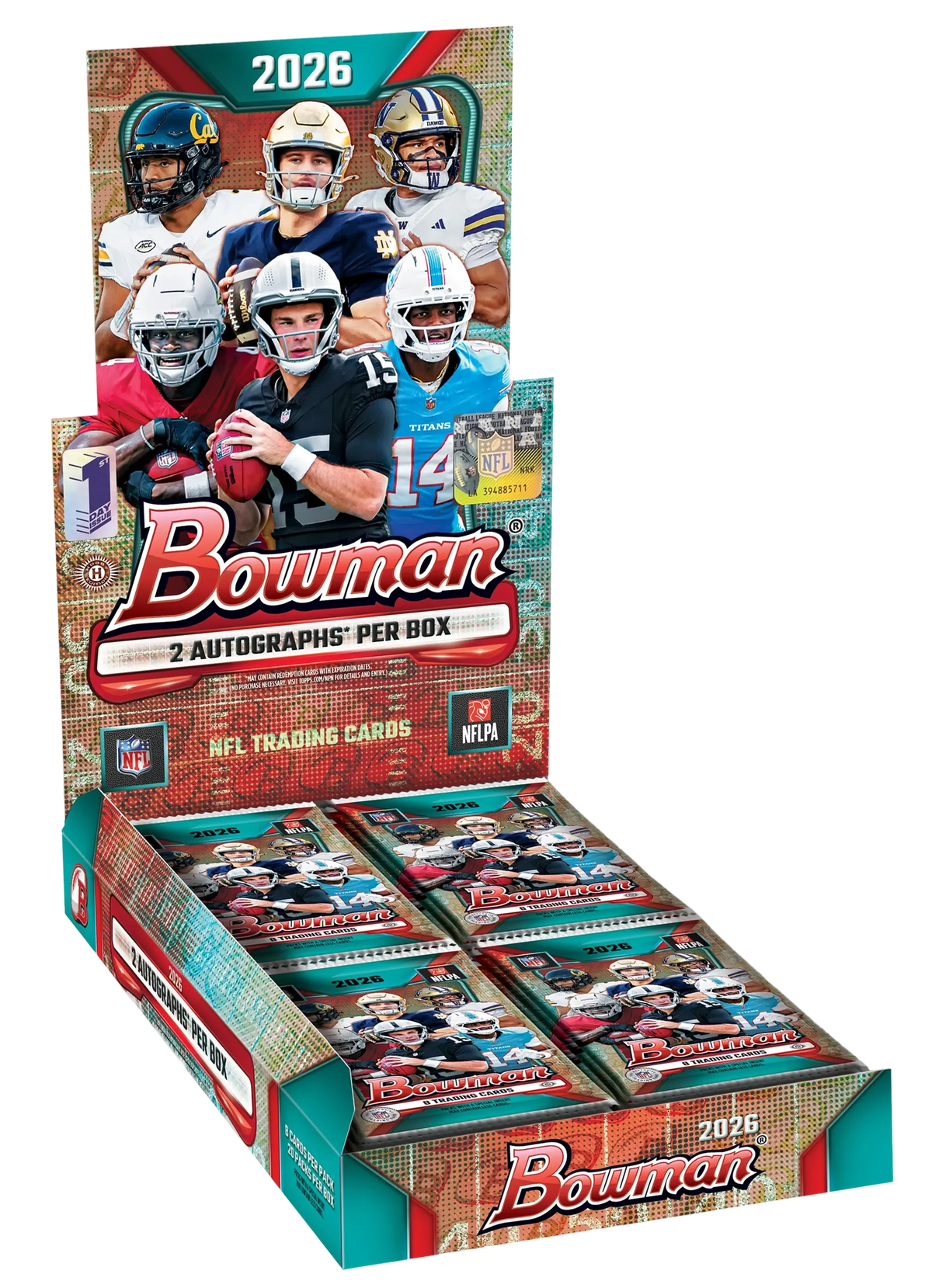 2026 Bowman Football First Day Issue Hobby Box
