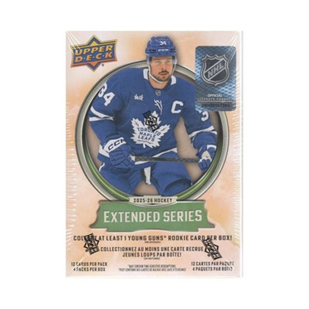 Upper Deck 2025-26 Extended Series Hockey Blaster Box, Pack of 1