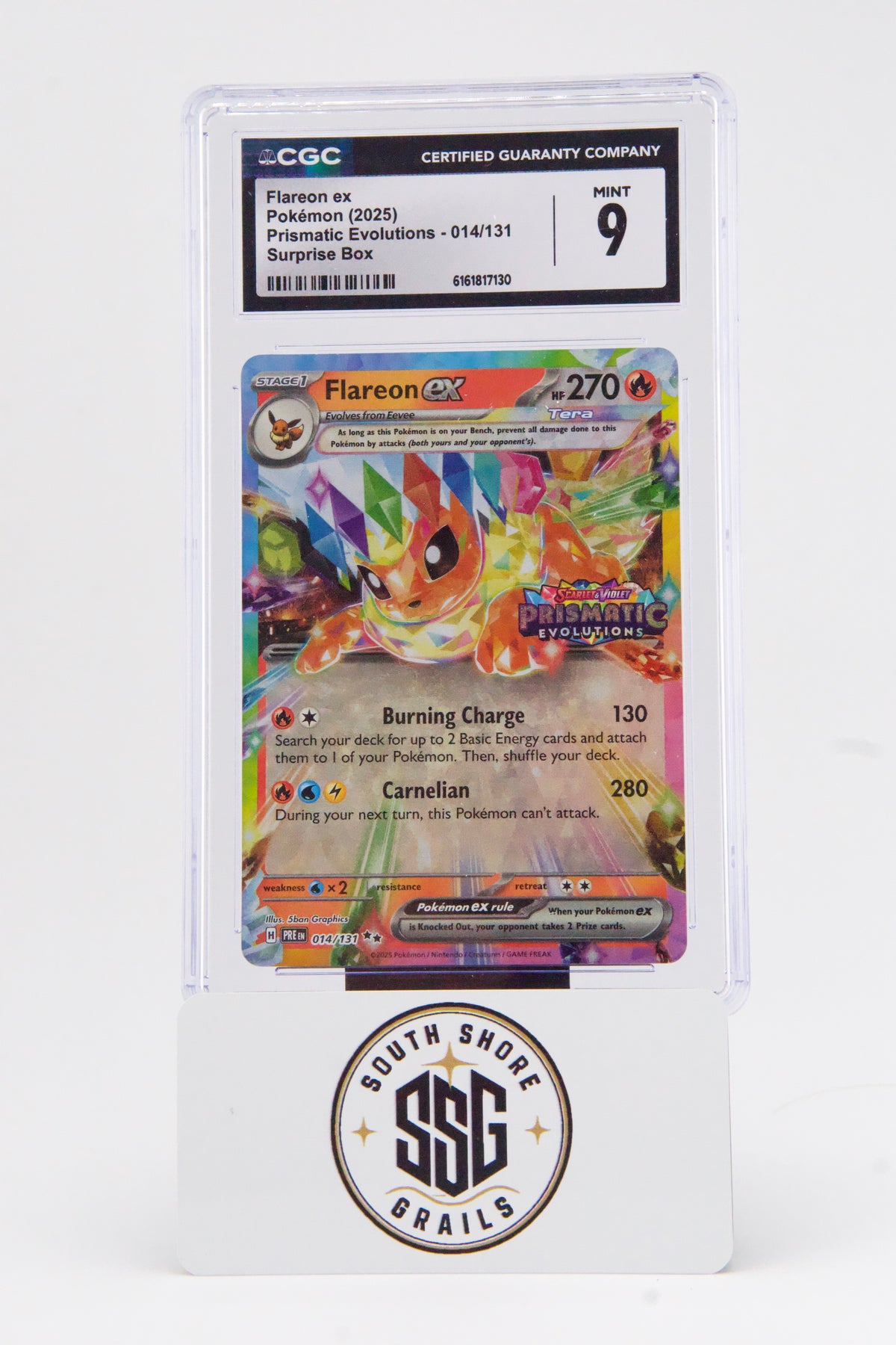 Flareon ex — Prismatic Evolutions #014/131 — CGC 9