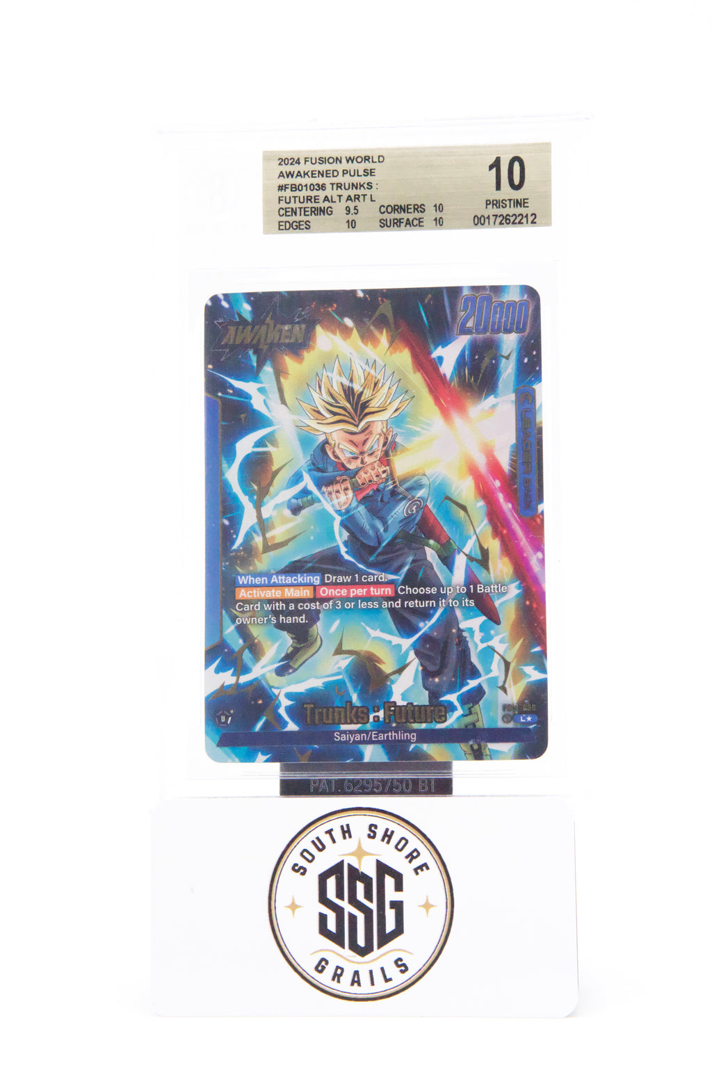 Trunks: Future — Awakened Pulse FB01-036 — BGS Pristine 10