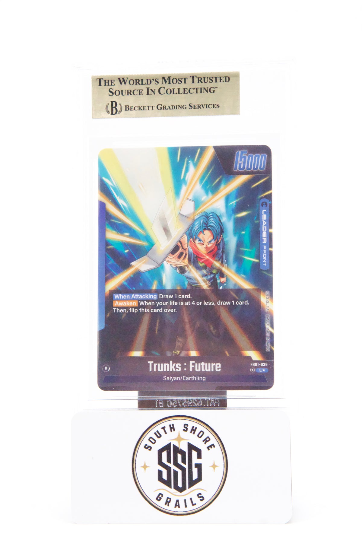 Trunks: Future — Awakened Pulse FB01-036 — BGS Pristine 10