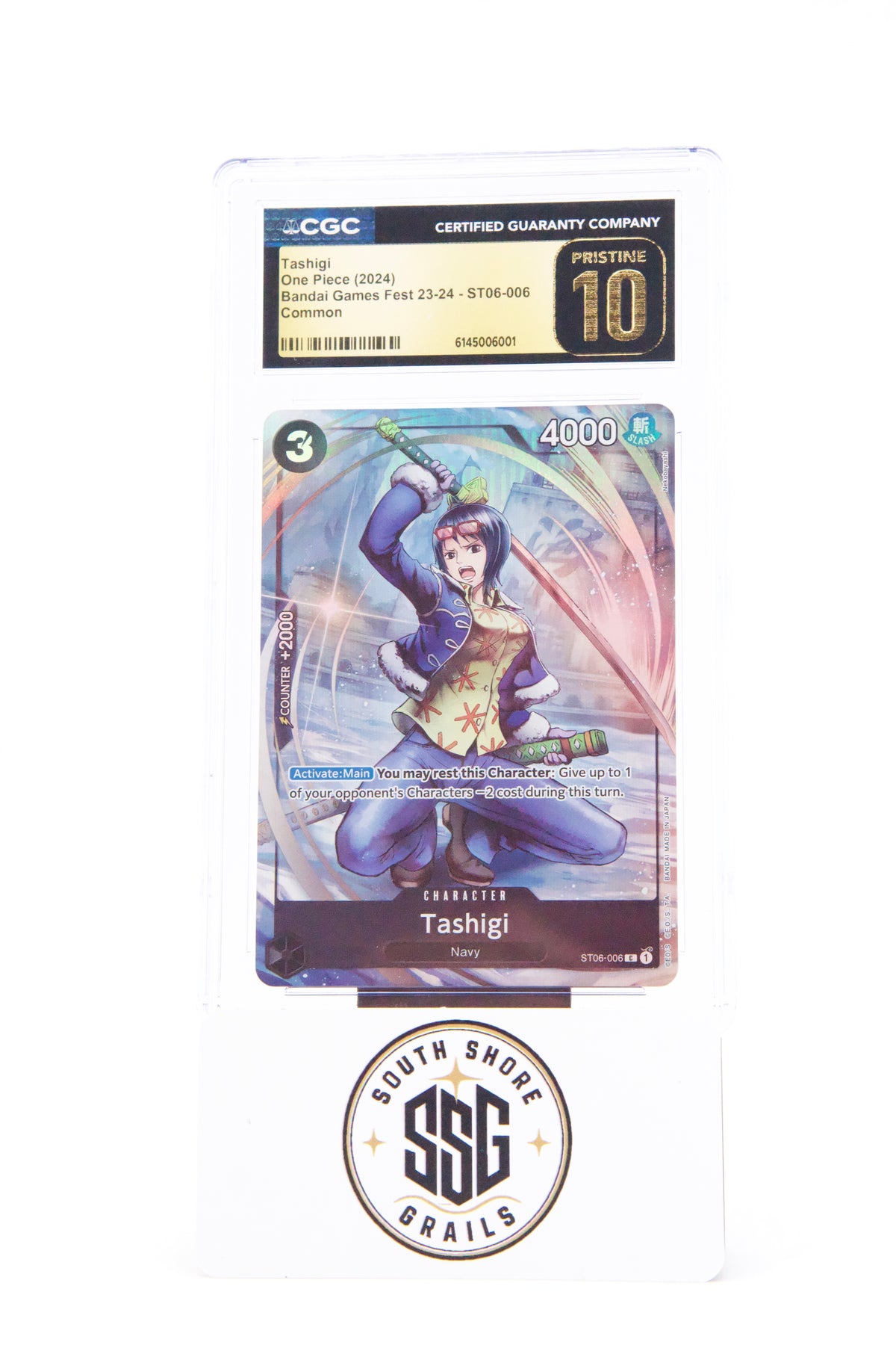 Tashigi — Bandai Games Fest 23-24 ST06-006 — CGC Pristine 10