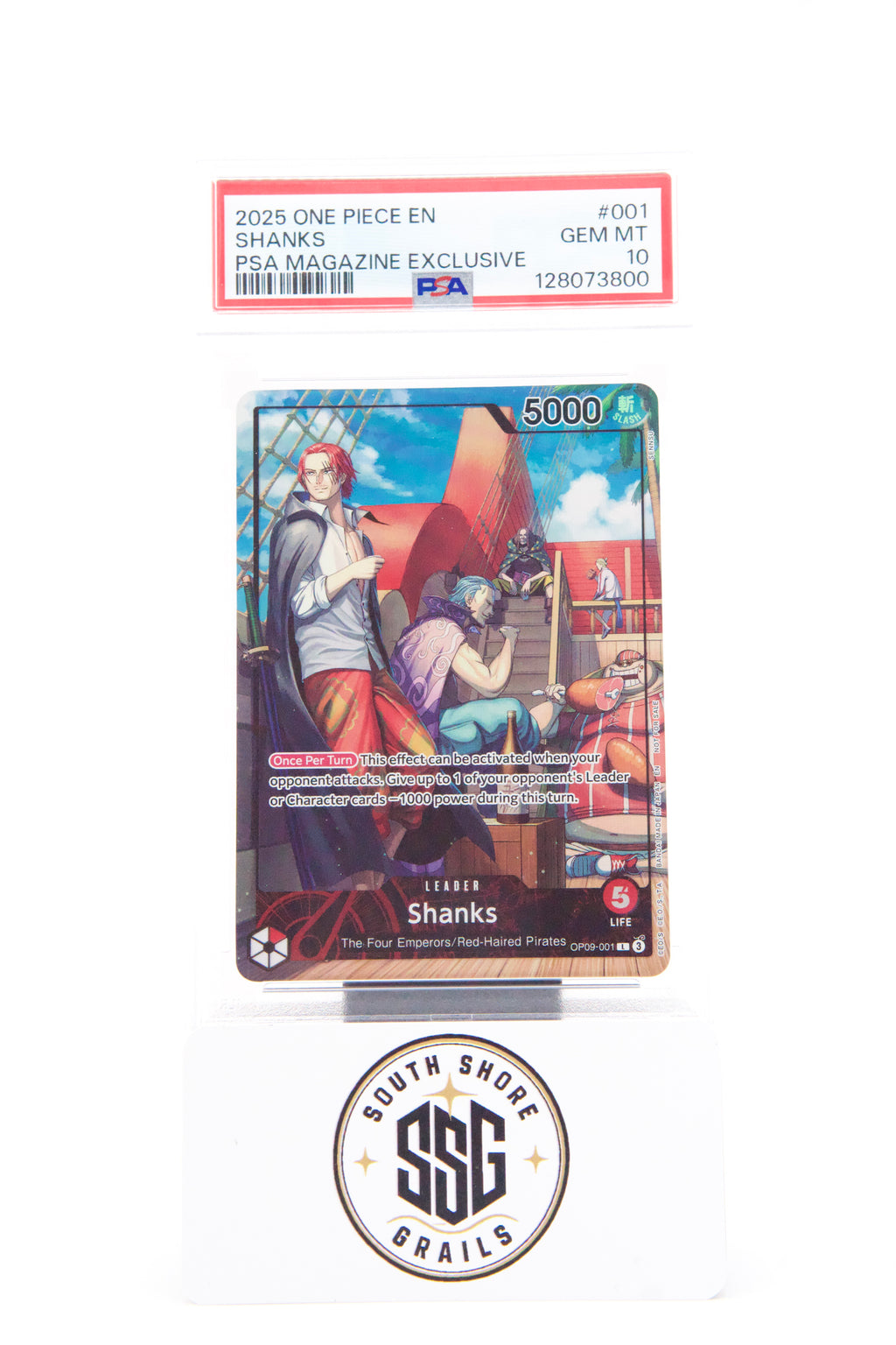 Shanks — Promos #001 (Magazine) — PSA 10