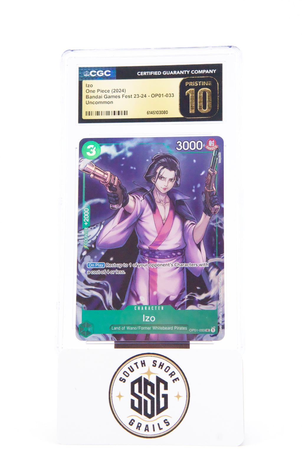 Izo — Bandai Games Fest 23-24 OP01-033 — CGC Pristine 10