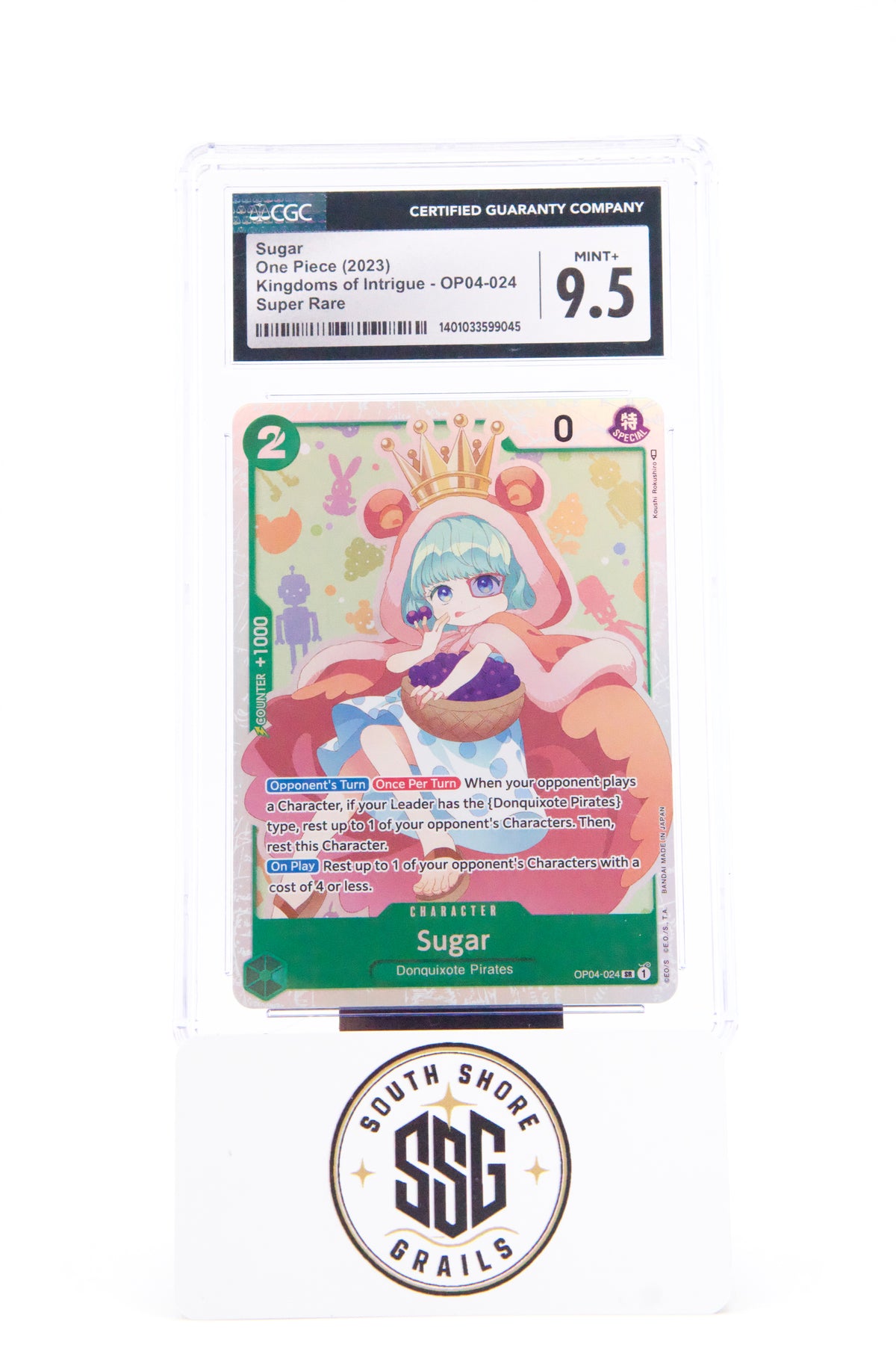 Sugar — Kingdoms of Intrigue OP04-024 — CGC 9.5