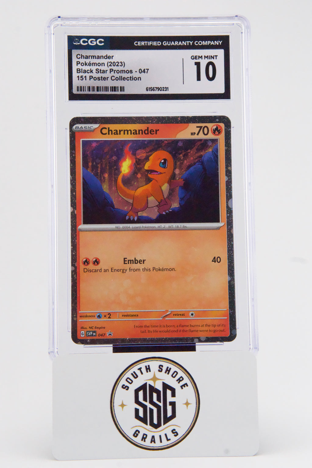 Charmander — Black Star Promos #047 — CGC 10