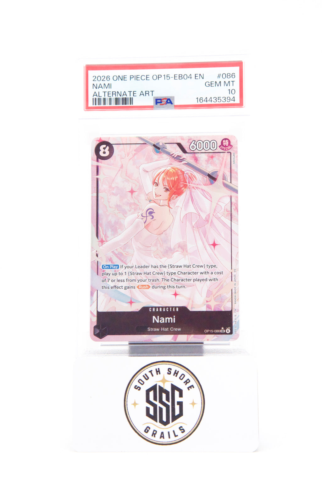 Nami — Adventure On Kami's Island #086 (Alternate Art) — PSA 10
