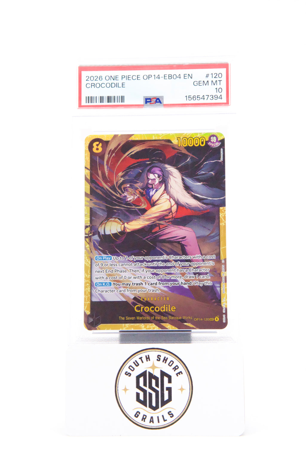Crocodile — The Azure Sea's Seven #120 — PSA 10