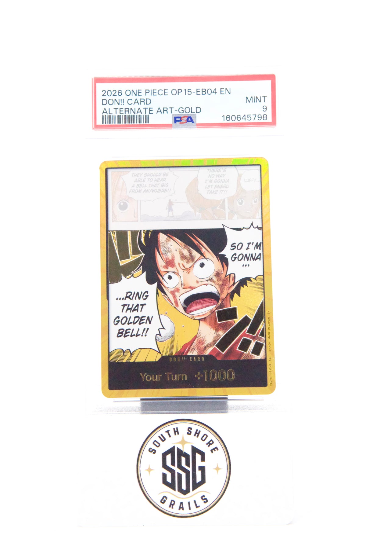 DON!! Card — Adventure On Kami's Island (Alternate Art) — PSA 9