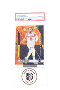 2023 Panini Phoenix Fade To Black #1 Jalen Brunson Fade To Black-Orange Ice — PSA 10