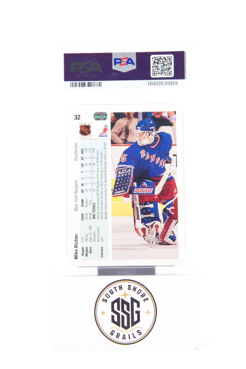 1990 Upper Deck #32 Mike Richter — PSA 10
