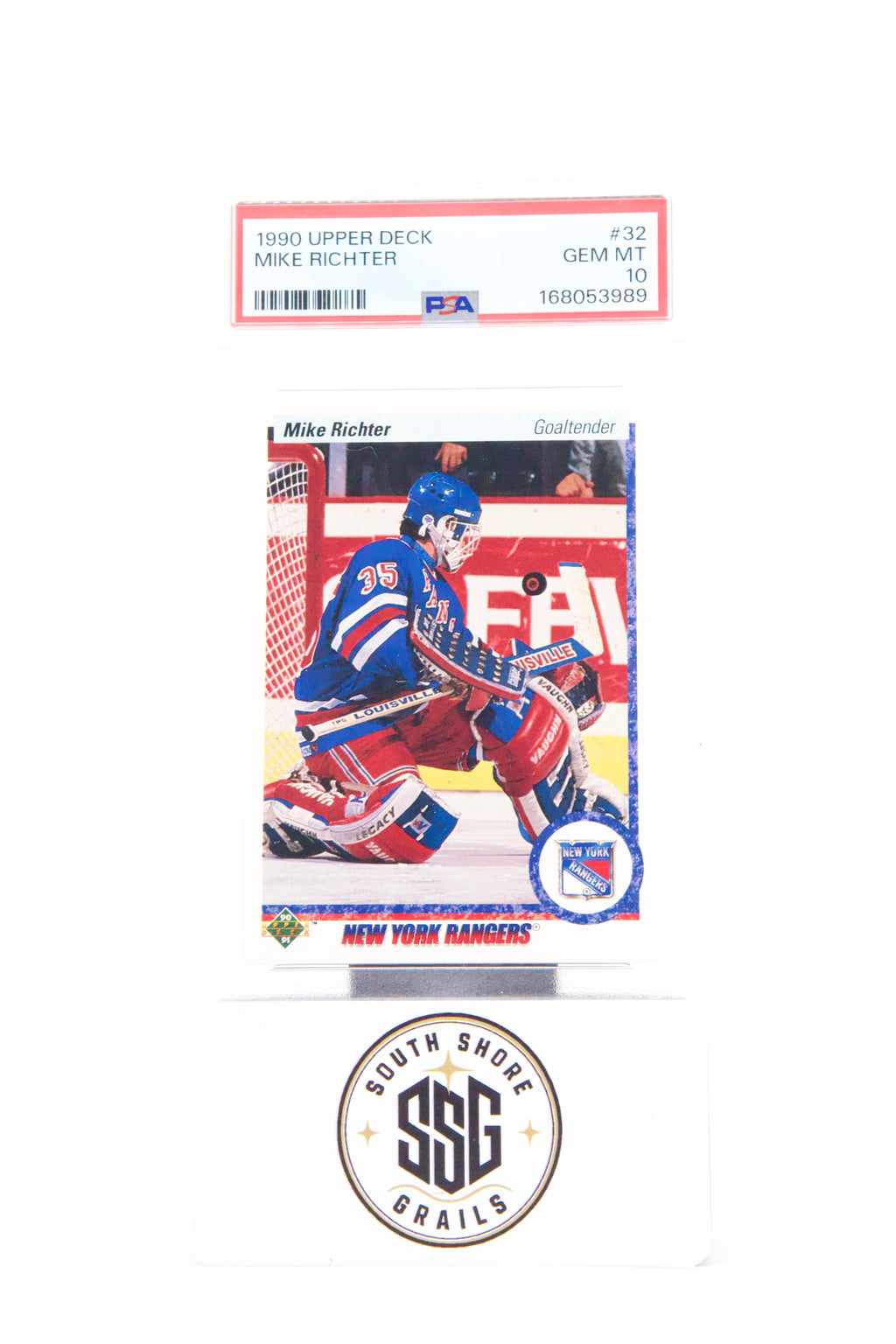 1990 Upper Deck #32 Mike Richter — PSA 10