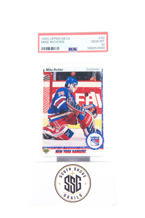 1990 Upper Deck #32 Mike Richter — PSA 10