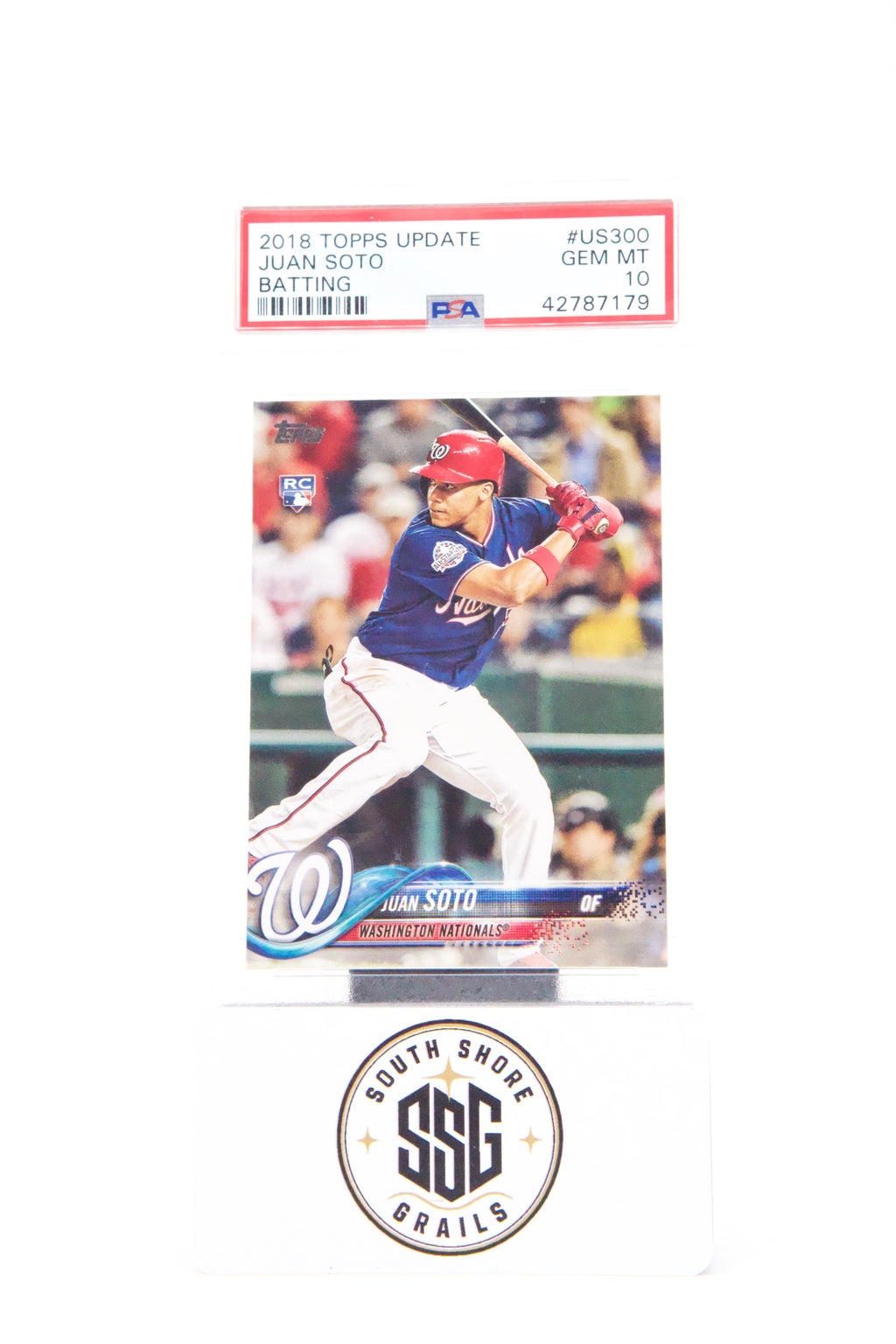 2018 Topps Update #Us300 Juan Soto — PSA 10