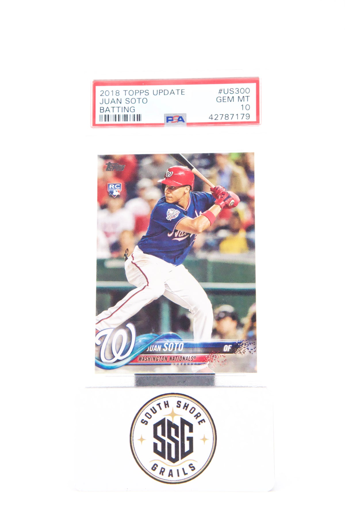 2018 Topps Update #Us300 Juan Soto — PSA 10