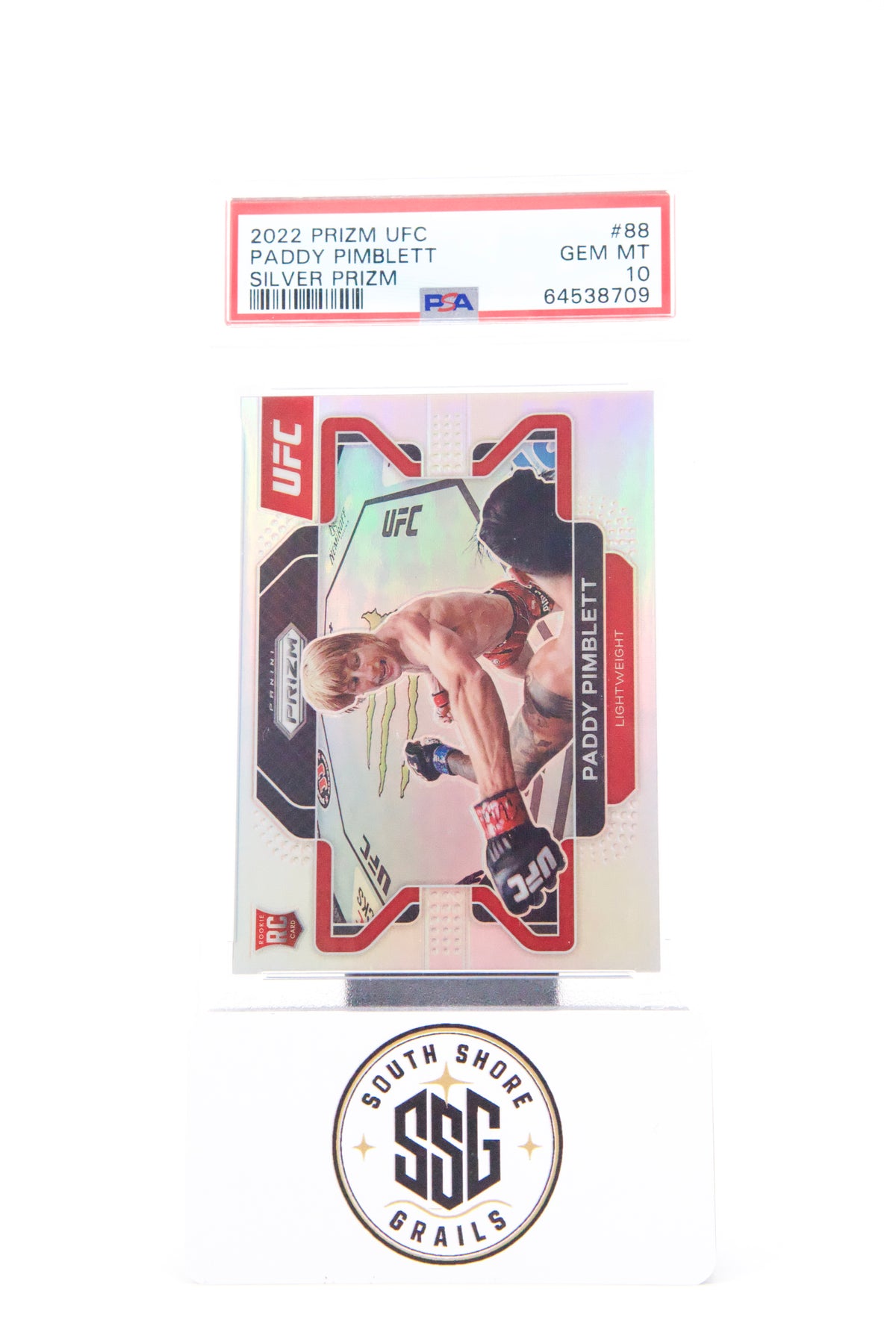 2022 Panini Prizm Ufc #88 Paddy Pimblett Silver Prizm — PSA 10