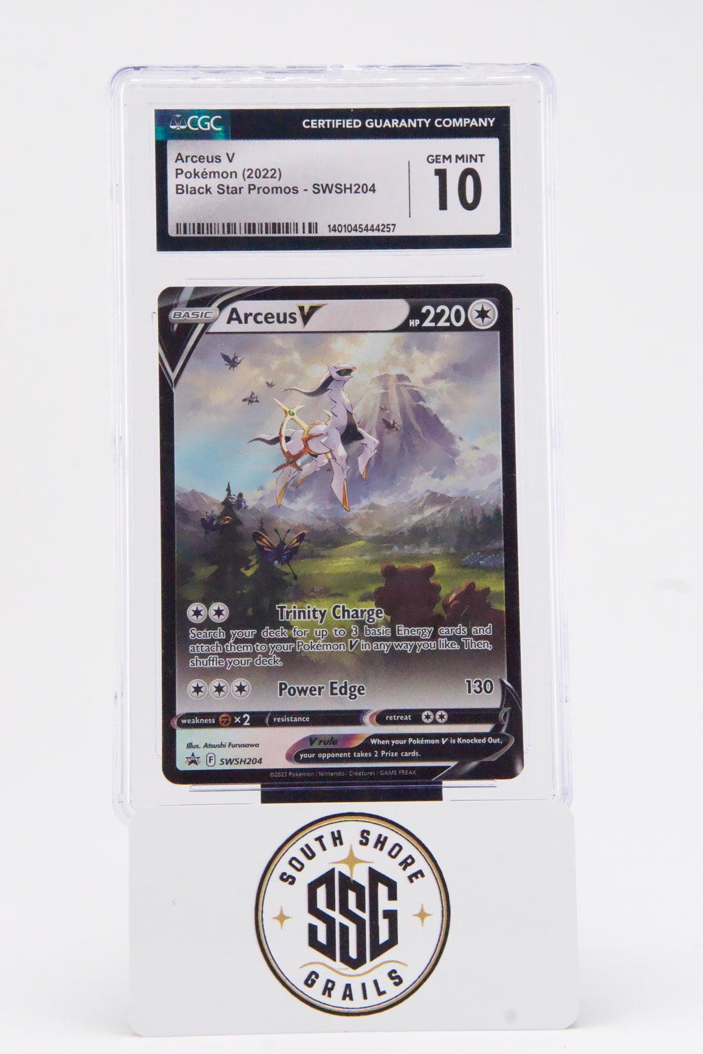 Arceus V — Black Star Promos SWSH204 — CGC 10
