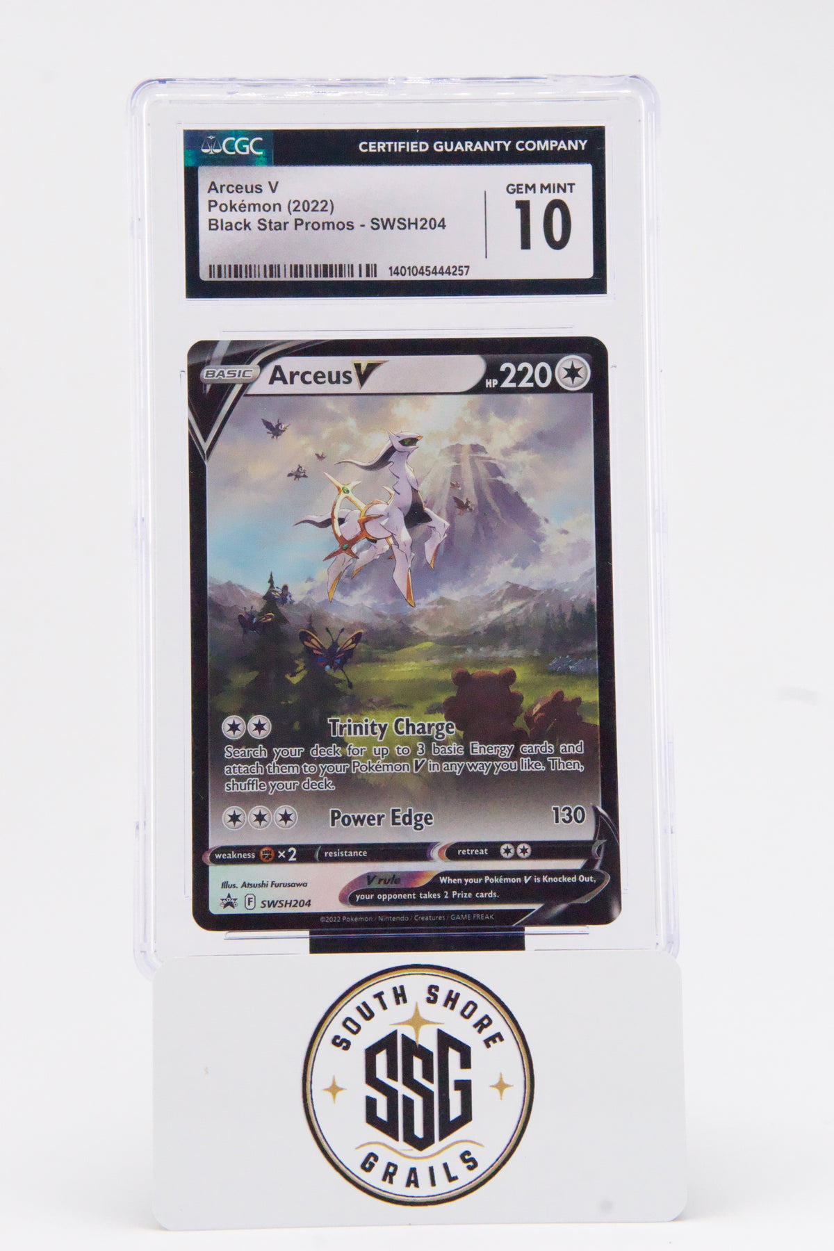 Arceus V — Black Star Promos SWSH204 — CGC 10